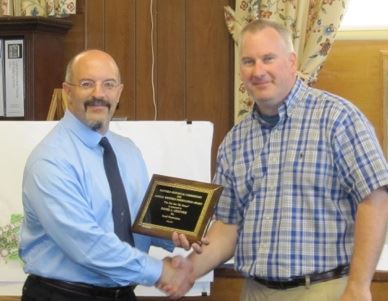 Daniel Genovese with Mayor Knapik.